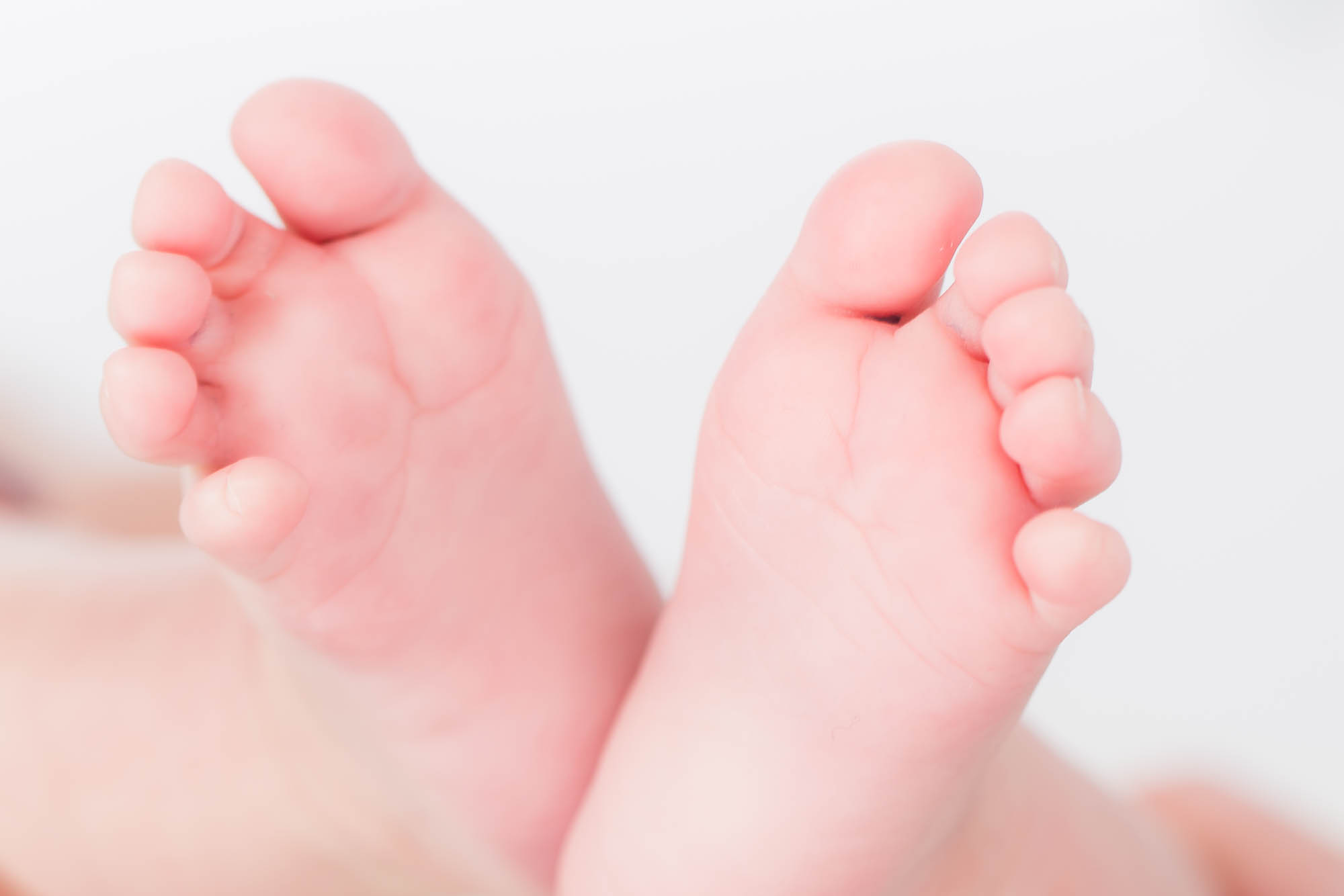 Babyfødder close-up – detaljefotografering af nyfødt i Nordjylland