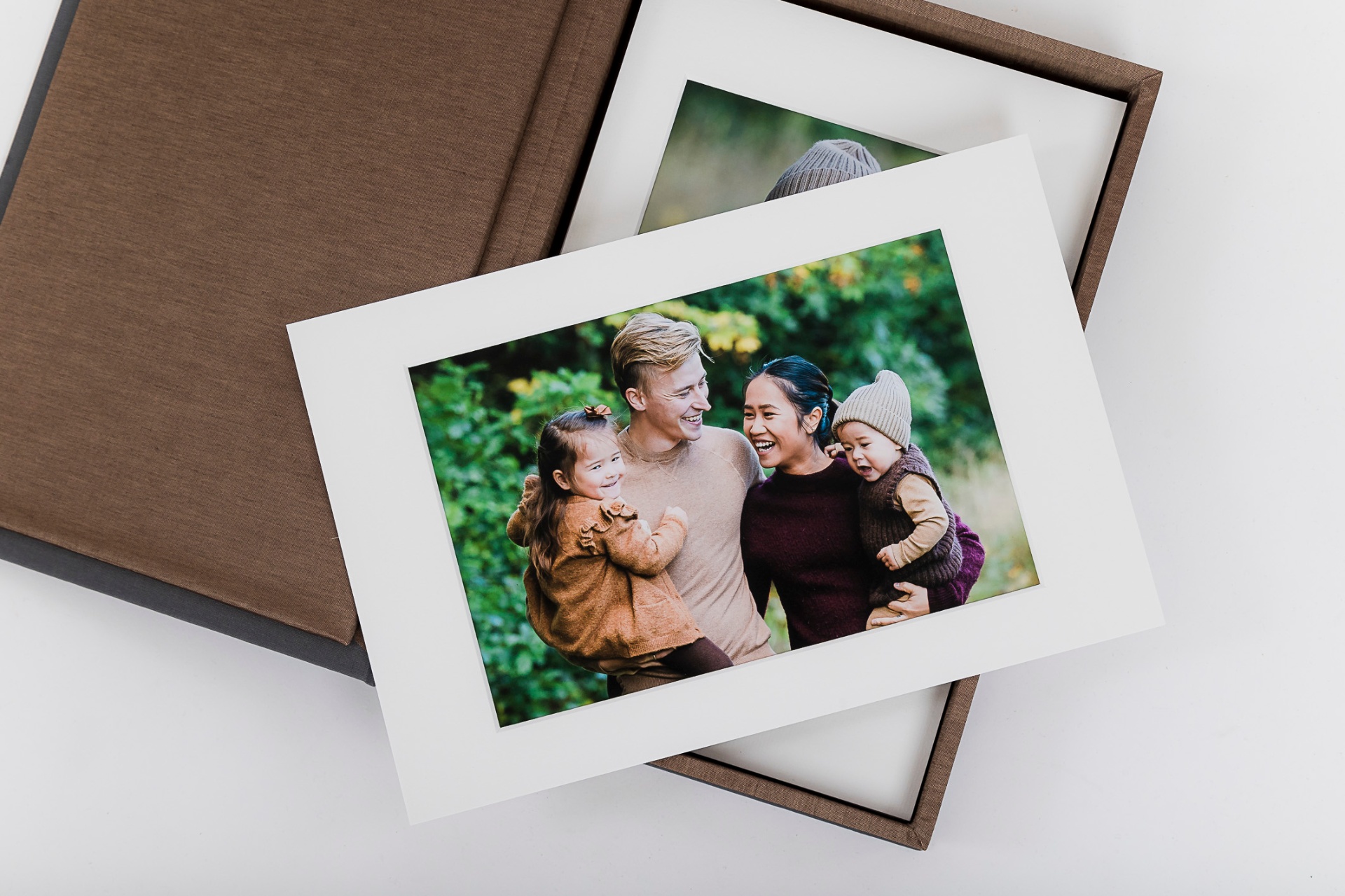 Portrætboks med luksusprint