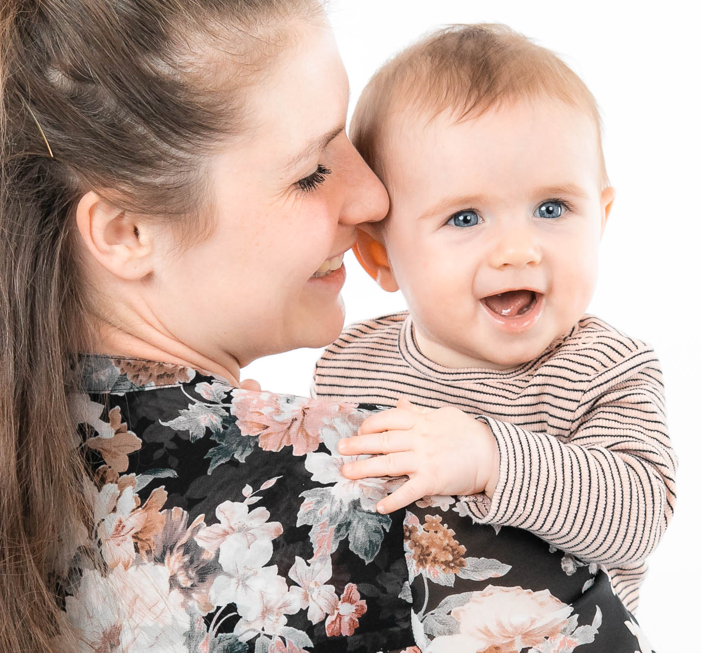 Familiefotografering i studie